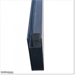 Aluminium Triangle frame fits to the bottom of our Louver Gates