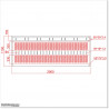 This gate is 2.9M wide and gate height is 1.1M.