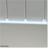 Aluminium Tongue and Groove Gate. Gate is 3.5M wide and gate height is 1.75M. Gate colour is Pure White (RAL9010)