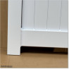 Aluminium Tongue and Groove Gate. Gate is 4.0M wide and gate height is 1.75M. Gate colour is Pure White (RAL9010)