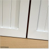 Aluminium Tongue and Groove Gate. Gate is 3.5M wide and gate height is 1.5M. Gate colour is Pure White (RAL9010)