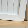 Aluminium Tongue and Groove Gate. Gate is 3.5M wide and gate height is 1.5M. Gate colour is Pure White (RAL9010)