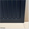 Aluminium Tongue and Groove Gate. Gate is 3.5M wide and gate height is 1.5M. Gate colour is Matte Black (RAL9005)