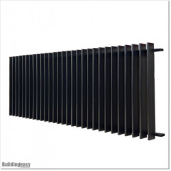 Aluminium Finn Fence 2.4M X 1.45M comes with Brackets and Screws to Install
