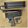 Heavy duty (500Kg) and IP67 waterproof electromagnetic lock can be used with 12V DC or 24V DC power supply