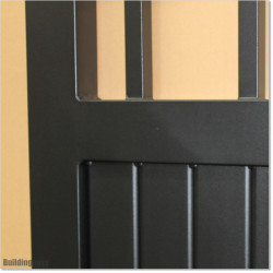 Gate is 4.35M wide and gate height is 1.75. Gate fits 4M post gap. Gate colour Matte Black (RAL9005)