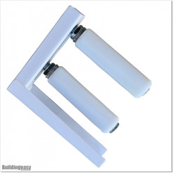 Gate is 4.35M wide and gate height is 1.75. Gate fits 4M post gap. Gate colour Pure White (RAL9010)