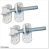 Pedestrian Tongue & Groove gate is 1.05M wide and gate height is 1.45M. Gate colour Pure White (RAL9010)