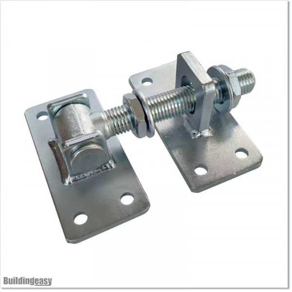 Little gap between the gate and post is possible with this hinge. Distance between post and frame of the gate is 5 to 100mm