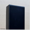 Finn Fence Aluminum Base Post 100 X 50 and 2.5mm wall thickness. Post is 2M