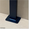 Finn Fence Aluminum Base Post 100 X 50 and 2.5mm wall thickness. Post is 2M