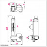 Safetech Pedestrian Gate Latch  SL-25 is one of the most hard-wearing pedestrian gate latches on the market