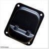 Gate stopper with rubber bumpers for swing gates