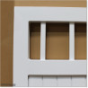 Aluminium Tongue and Groove Gate. Gate is 3.45M wide and gate height is 1.75M.