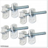 Aluminium Tongue and Groove Gate. Gate is 3.45M wide and gate height is 1.75M.