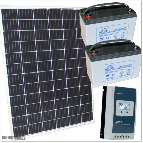200W Solar Power System for Automatic Gate Openers With Battery Box.