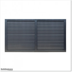 Sliding Slat Gate 3.8MX1.8M Gate is 3.8M wide and gate height is 1.8M
