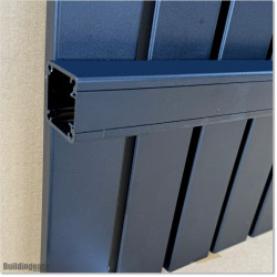 Aluminium Vertical Slat Fencing 2.4M X 1.2M is easy to assemble