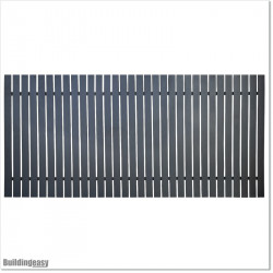 Aluminium Vertical Slat Fencing 2.4M X 1.2M is easy to assemble