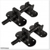The gate is 1040 mm wide (excluding hinge width) and 1750 mm high