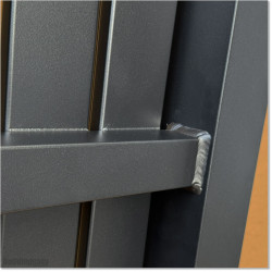 The gate is 1040 mm wide (excluding hinge width) and 1750 mm high