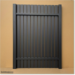 The gate is 1040 mm wide (excluding hinge width) and 1450 mm high