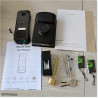 Locks is battery operated. Works with APP, Password, Fingerprint, Mechanical Key and IC Card