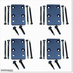 Aluminium slat fence spare parts for two ends