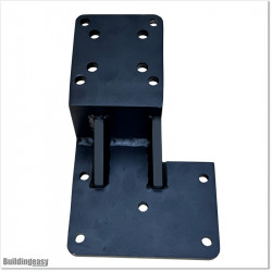 Bracket Buddy can be used with some of our opener brackets. Bracket made of 10mm thick Aluminum Plates. Black Colour