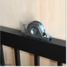 Aluminium 7.4M Wide Black Sliding Gate 1.7M High With Automatic Systems.