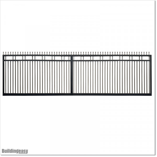 Spearhead Gate is 7400mm wide and gate height is 1830mm. Overall height 1.9M